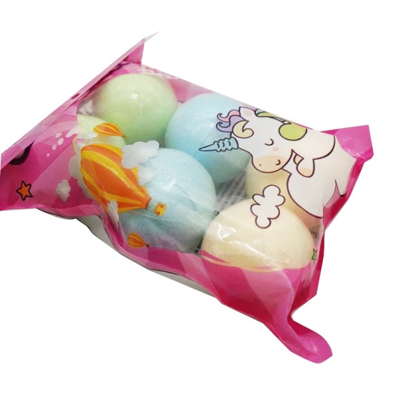 bag packing bath bomb