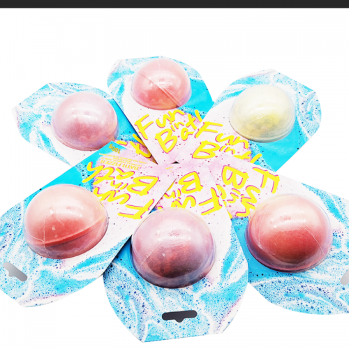 blister card single bath bomb