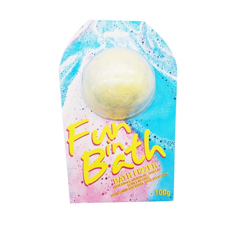 blister card single bath bomb
