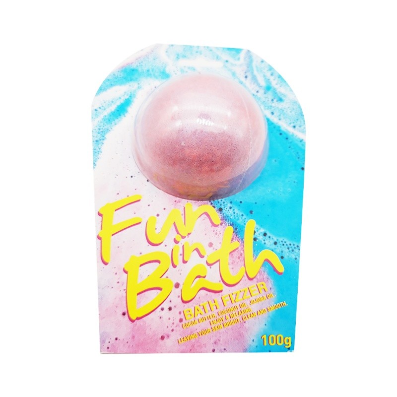 blister card single bath bomb