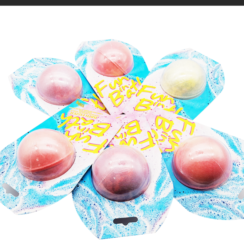 blister card single bath bomb