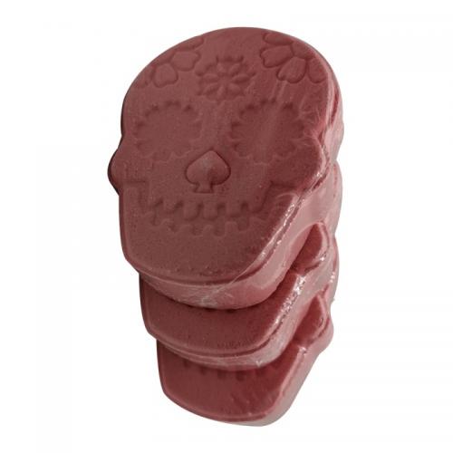 skull bath bomb