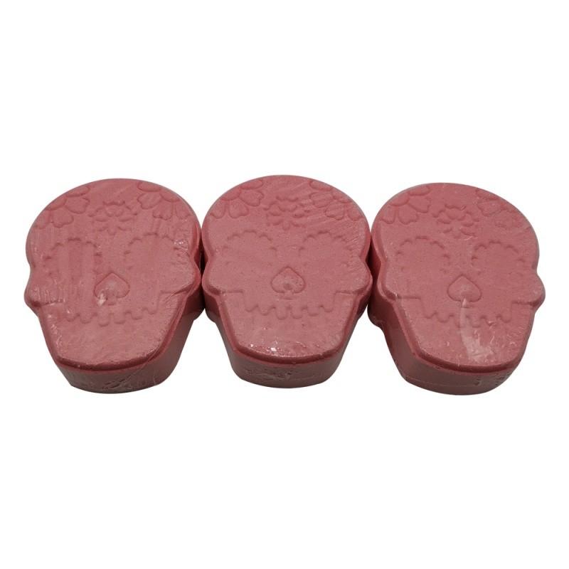 skull bath bomb