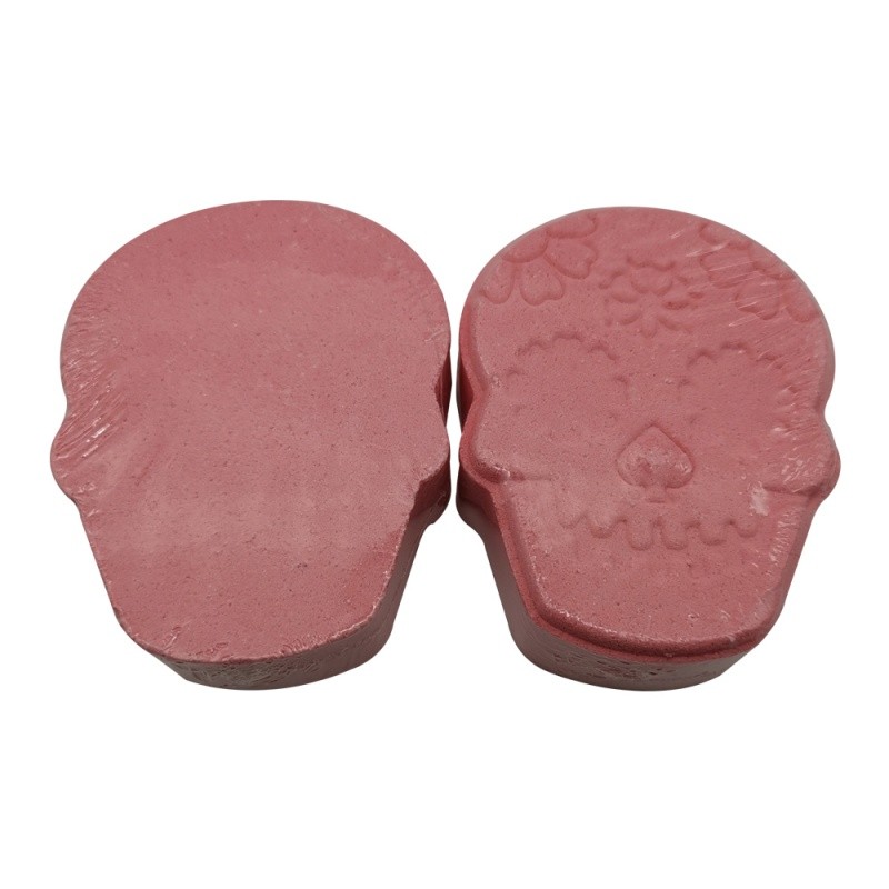 skull bath bomb